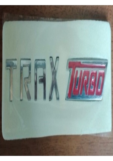 Chevrolet Trax Turbo Bagaj Yazısı 2li Set