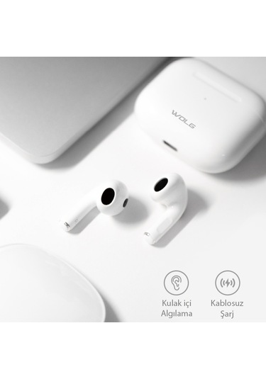 Wolg TB04 TWS Kablosuz Bluetooth 5.1 Kulakiçi Kulaklık
