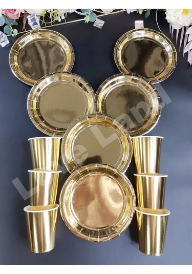 Love Land Tek Kullanımlık Tabak Çanağı 12 Kişilik: 18 Cm Tabaklar, 250 Ml Bardaklar 168209230 Diğer