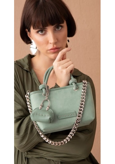 Sisley Kadın El Çantası Sly 195 Yeşil