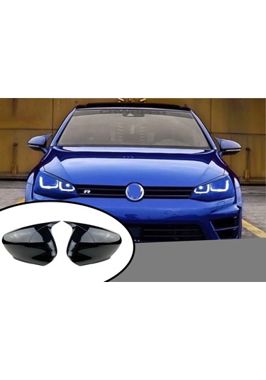 Vw Golf 7 Batman Yarasa Ayna Kapağı Piona Black Abs 2012-2019