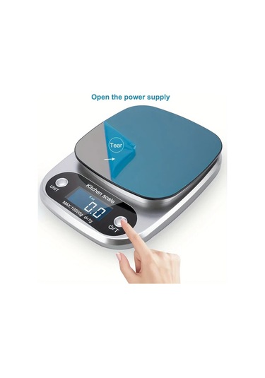 Honeybeeshop Hotu Hassas Dijital Mutfak Terazisi 0.1 G 5 Kg Dört Ölçü Birimi Pişirme Yemek Yapma İçin Temel Mutfak Aksesuarı -