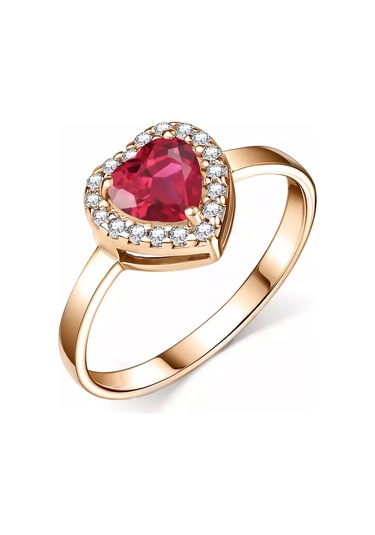 Gold Plaza Jewelry 925 Ayar Gümüş Çocuk Kalp Yüzüğü 194354628 Altın Rengi