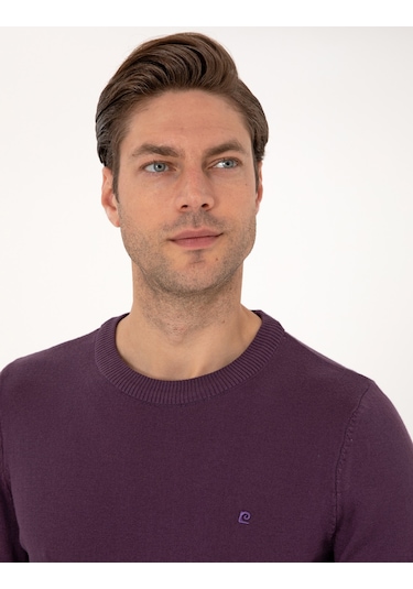 Pierre Cardin Erkek Mor Kazak /triko 50314192-vr038 Mor