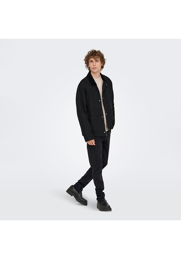 Only & Sons Kosmo Erkek Siyah Ceket 22034856-b Siyah