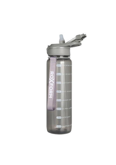 Roxform 1100 Ml Gri Premium Suluk Matara Bpa & Bps İçermez, Kılıflı Ve Sızdırmaz Gri