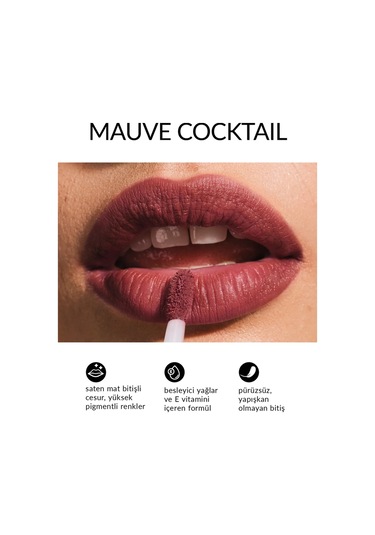 Avon Ultra Colour Ultra Likit Mat Ruj Mauve Cocktail