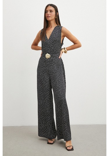 Uterpe Beli Kemerli Palazzo Paça Tulum Puantiyeli