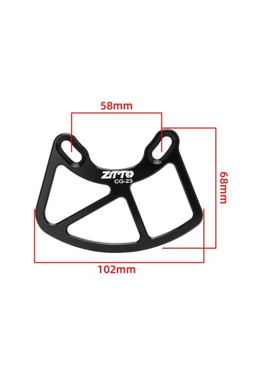 Mufunye Mtb Bisiklet Zincir Koruyucu - Alüminyum Alaşımlı Dayanıklı Bash Guard, Dağ Bisikleti Zincir Koruması Diğer