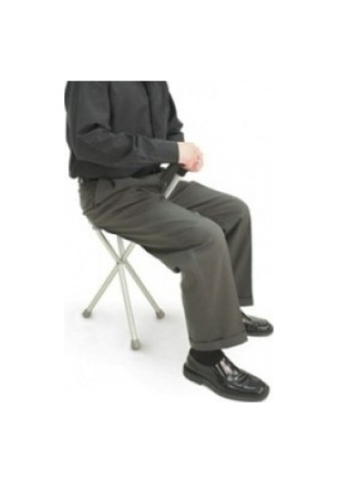 Wollex W911 Tabureli Oturaklı Baston Medikal Hasta Denge Bastonu