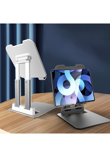 Cbtx T09 Cep Telefonu Standı Yükseklik Açısı Ayarlanabilir Kaymaz Telefon Tutucu Masa Tablet Standı, Boyut: S - Siyah