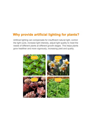 Padalink Usb Bitkisel Büyüme Lambası 100cm: Kırmızı-mavi Işık Spektrumu, 4 Seviye Parlaklık, 24 Saat Akıllı Zamanlayıcı 3h/9h/12h , Çoklu Kurulum Seçenekleri Yapıştırıcı/vis/bağlayıcı