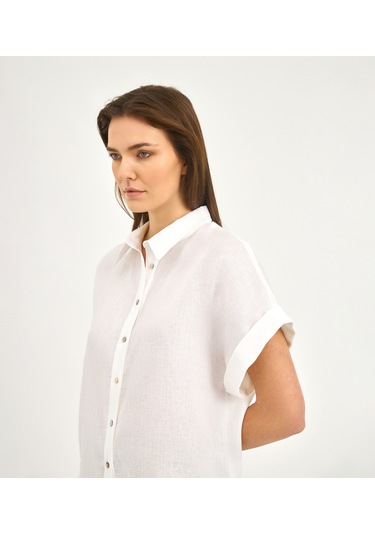 Karaca Kadın Comfort Fıt Gömlek-beyaz 12.25s.04.029 Beyaz