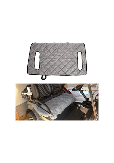 Gajeena Golf Arabası Koltuk Kılıfı - Nefes Alabilir, Su Geçirmez, Toz Tutmaz, Kolay Temizlenebilir, Gri Renk, 49.5 28.6 İnç