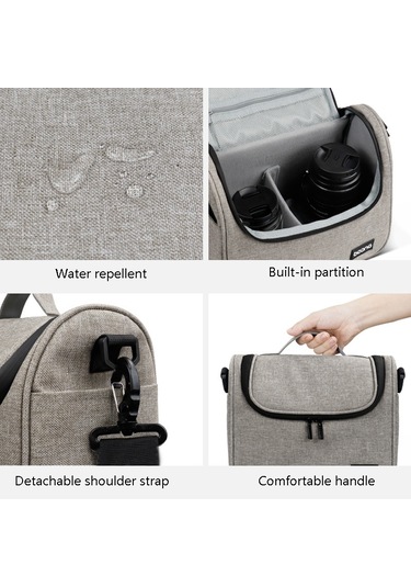 Baona Bn-h011 Dijital Slr Fotoğraf Makinesi Çantası Lens Depolama Omuz Çantası Siyah Diğer