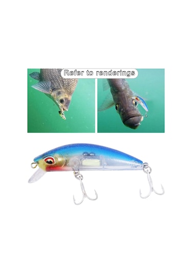 Homyl Fishing Lures Yüzey Mücadelesi Topwater Mavi-geri