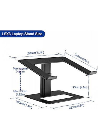 Ayarlanabilir Dizüstü Bilgisayar Standı Asansörlü Laptop Standı