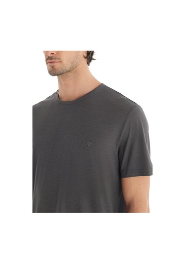 Erkek T-shirt 40705 - Antrasit Antrasit