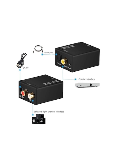 Analog To Dijital Audio Converter Analog Sesten S/pdıf Dijitale Dönüştürücü