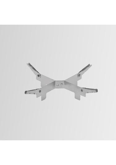 Nurgaz Ng-Tak-K Campout Turbo Ateş Kutusu Küçük Paslanmaz Çelik Açık Gri