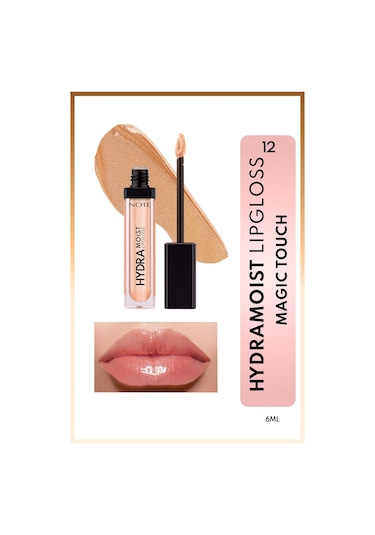 Note Cosmetique Hydramoist Lipgloss Nemlendirici Dudak Parlatıcısı - 12 Magic Touch - Işıltılı
