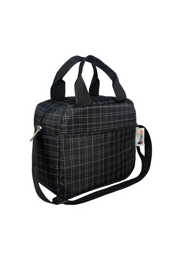 Stylo Bye Bye Lunch Omuz Askılı Beslenme Çantası Ve Termos Yemek Taşıma Çantası Siyah Siyah