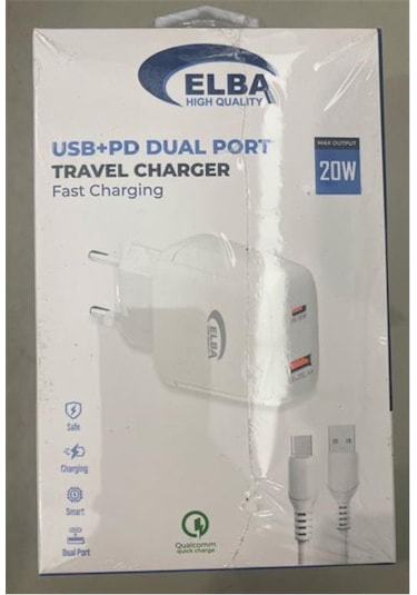 Elb44 Elba 20w 2li Pd+usb Type-c Set