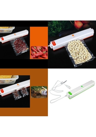 Createtech Yeşil Vakum Suntek Otomatik Mühürleyen Için Gıda Ev Ab Mj Yeşil