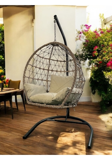 Tu Tienda Tire 2 1 1 Masa Tekli Salıncak Bahçe Balkon Mobilyası,bambu-saman Kahverengi Tu Tienda Tire 2 1 1 Masa Tekli Salıncak Bahçe Balkon Mobilyası,bambu-saman Kahverengi