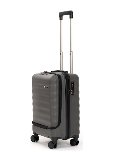 Vega Laptop Bölmeli Lux Kabin Boy Valiz Antrasit