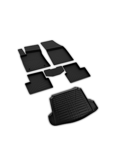 Renault Megane 4 Sedan Ferrous 4D Paspas  ve Çift Kulaklı 3D Bagaj Havuzu 2016 ve Üstü