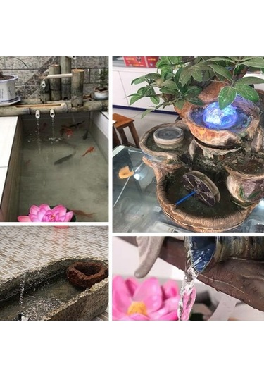 Pazly Güneş Enerjili Bahçe Çeşmesi - 5/7 Nozullu, Yüksek Performanslı Havuz Ve Gölet Çeşmesi