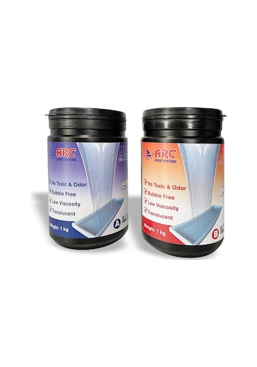 ARC RTV-2 1.Sınıf PLATINIUM GIDA UYUMLU Kalıp Silikonu 1 KG KIT