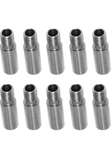 Neevoyu 3d Yazıcı Ekstruder Borusu - Soğutmalı V6 Gırtlağı 4.1mm Delikli, Paslanmaz Çelik, Aşınma Ve Isı Dayanıklı, 10 Adet