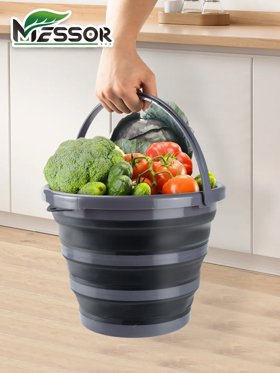 Messor Katlanabilir Kova 10 Litre Evsel 229154520 Siyah