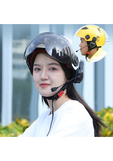 Xiyyadms Bt5.0 Motosiklet Kulaklığı - Gürültü Önleme, Su Geçirmez, 25 Saat Konuşma, Ipx6 Dayanıklı