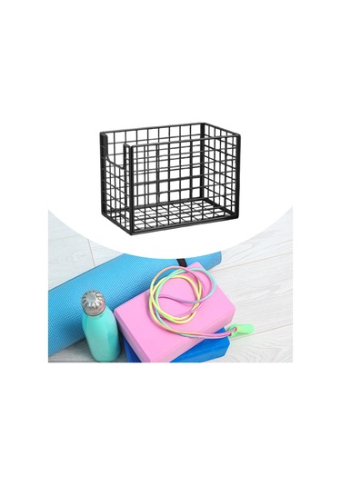 Suntek Yoga Matı Saklama Sepeti Banyo Yurt Odası İçin Sağlam Siyah