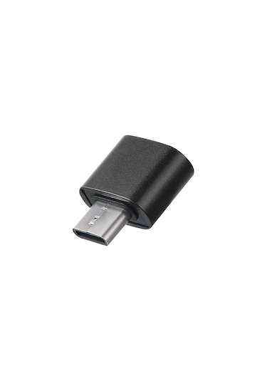 Gplus Apple Uyumlu MacBook Pc Telefon Usb Typec Çevirici Otg Siyah