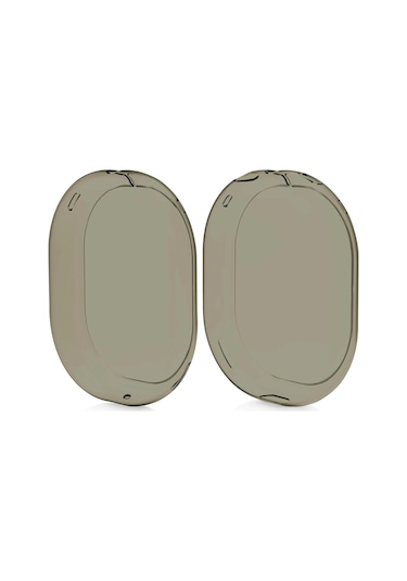 Microsonic Airpods Uyumlu Max Kılıf Crystal Clear Tpu Cover Siyah