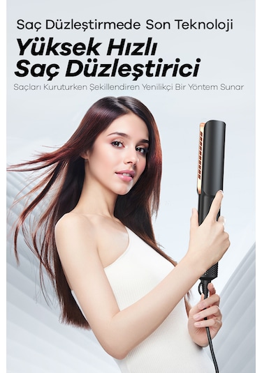 Veryfit Airstrait Yüksek Hızlı Hava Üflemeli Saç Düzleştirici