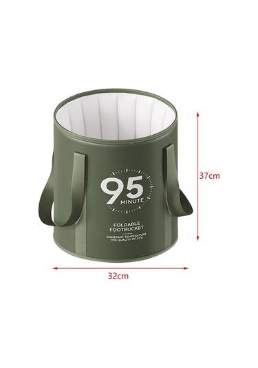 Dolıty Katlanabilir Ayak Havzası Islatma Spa Kovası Yeşil