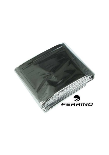 Ferrino Alüminyum Termal Battaniye Acil Durumlar İçin Gümüş - Gri