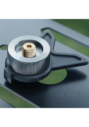 Suntek Bahçe Sırt Çantasıyla Seyahat Tencere Için Kamp Gri Gaz Tankı Adaptörü Gri
