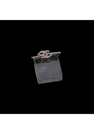 Sonsuz Işıltı Zirkon Taşlı Çelik Bileklik 17 Cm Sonsuzluk İşaretli Altın Renk Kadın Çelik Bileklik Gold