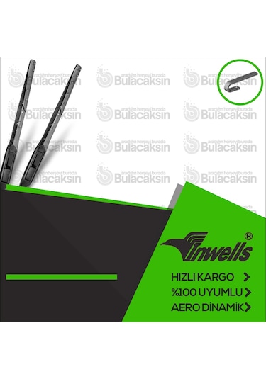 İnwells Hibrit Silecek Takımı Dacia Sandero 2008-2015 İle Uyumlu