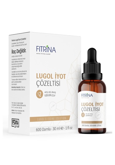 Fıtrina Lugol %2 İyot Çözeltisi 30 ML
