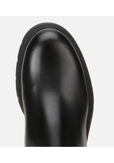 Hotiç Kadın Deri Siyah Yumuşak Dokulu Bilekte Düz Bot 01boh313470a100 01boh313470a100 Siyah