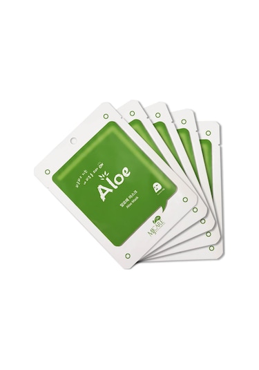 Mjcare On Aloe Mask  - Aloe Vera Özlü Yüz Maskesi 5'li