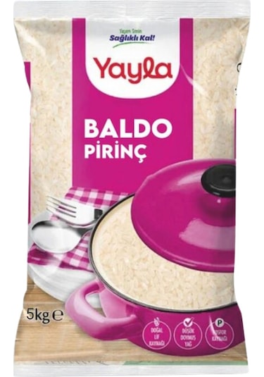 Yayla Baldo Pirinç 5 KG