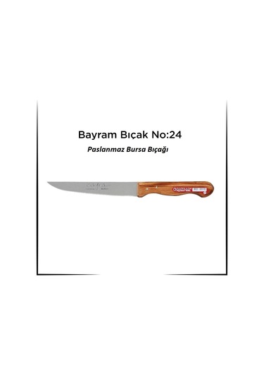 Büro Ev Ofis Mutfağı İçin 24cm Bursa İşi Bıçak Kasaplık Et Bıçağı Diğer